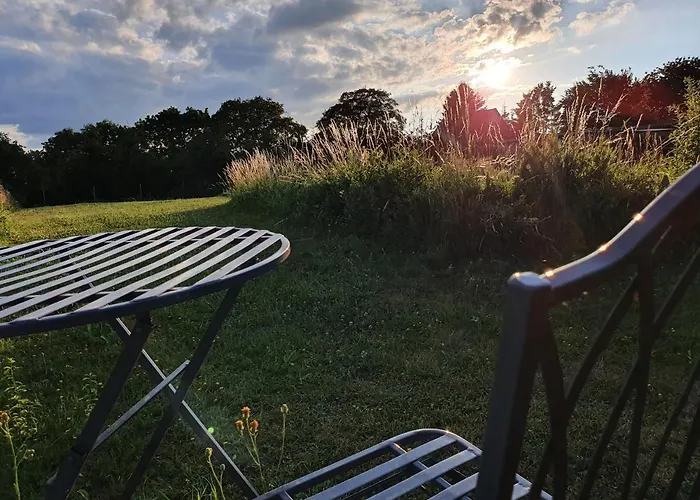 Сasa de vacaciones Siedlerhaus Schoenste Aussicht, Naturgarten & Sauna