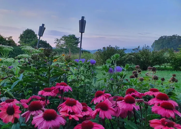 Сasa de vacaciones Siedlerhaus Schoenste Aussicht, Naturgarten & Sauna *