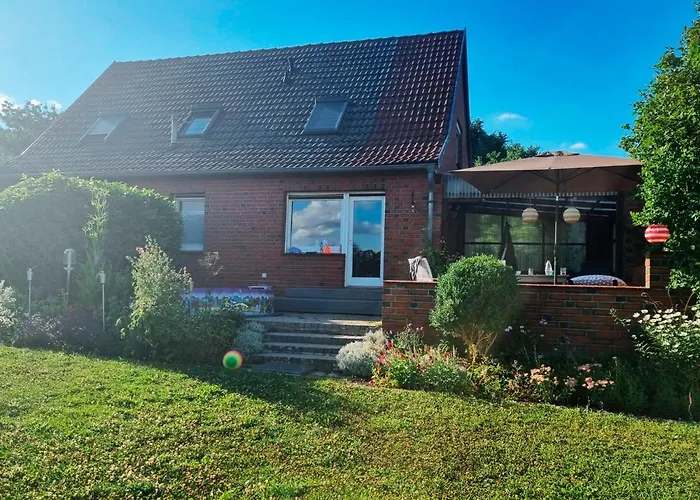 Сasa de vacaciones Siedlerhaus Schoenste Aussicht, Naturgarten & Sauna